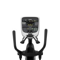 Precor EFX 835 (Ver. 2 Black / Silver) with Converging Cross Ramp &   P 30 console Demo Model / Like New 